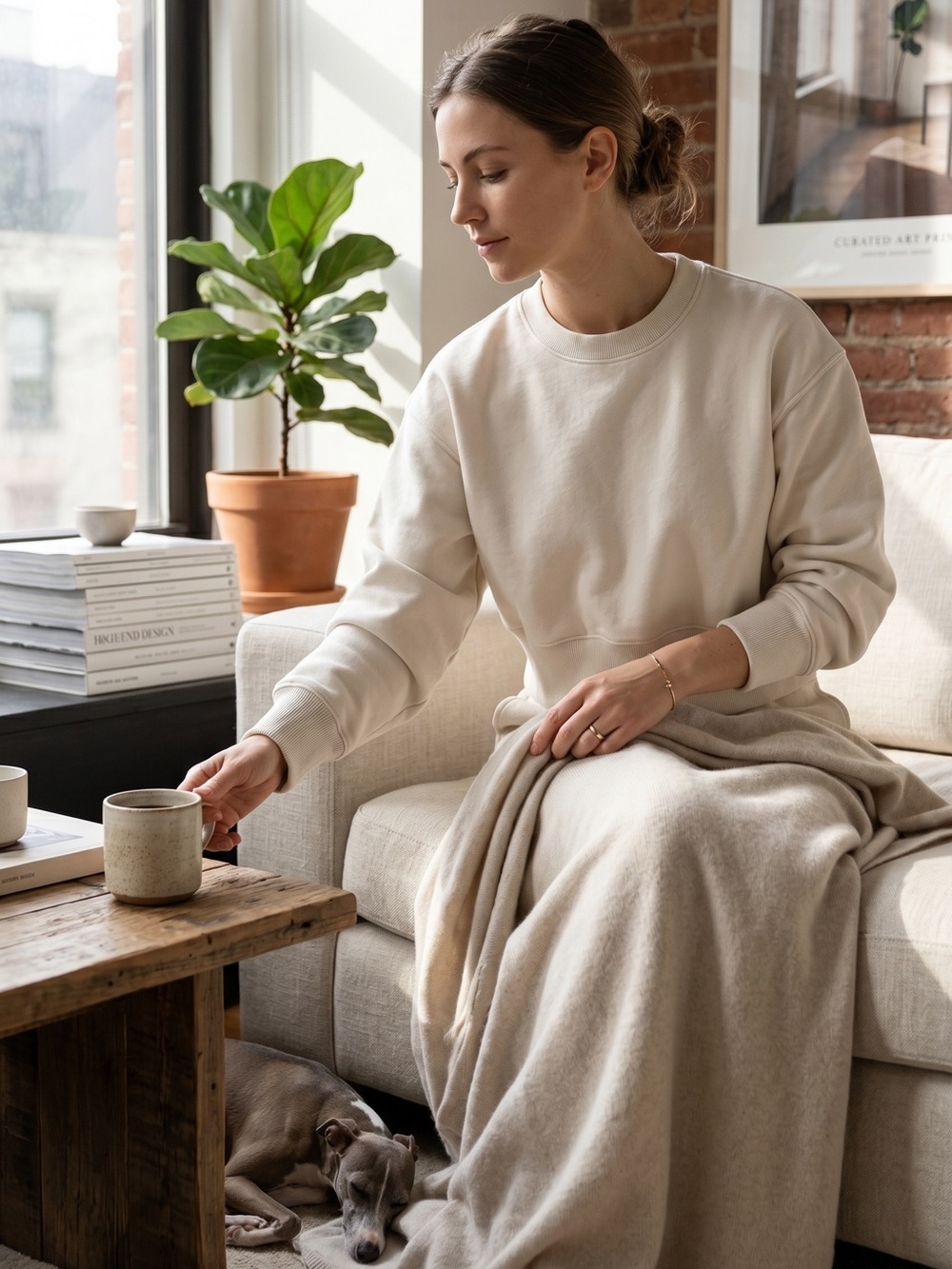 Wild Fable Cream Crewneck Sweatshirt